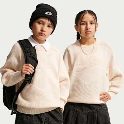 Nike Sportswear Big Kids' Crew-Neck Sweater. Nike.com